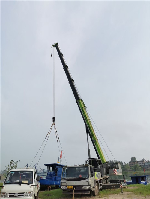 贵定县桥梁建设吊装案例